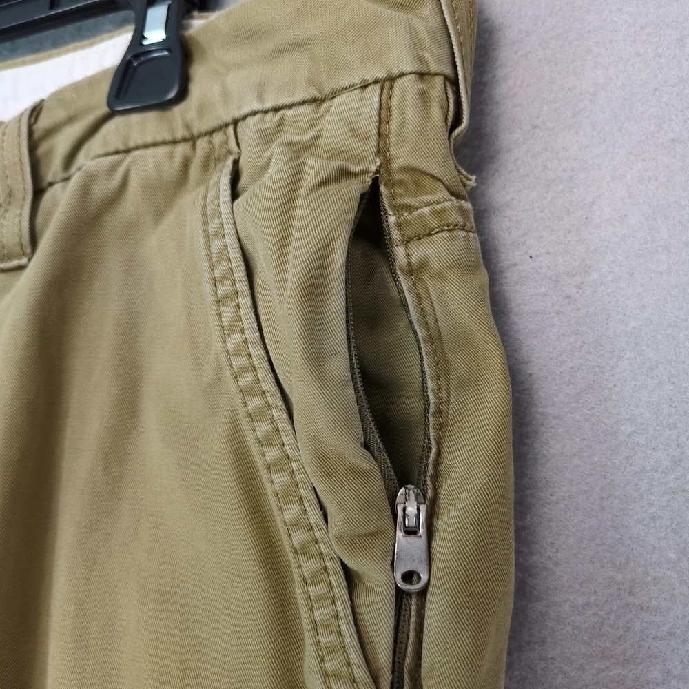 Levi's 505 Tan Trouser Pants Mens 34x32 Side Zip Pocket Utility Streetwear 2010s - Picture 3 of 8
